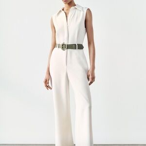 Zara jumpsuit, belt not included, new with tags